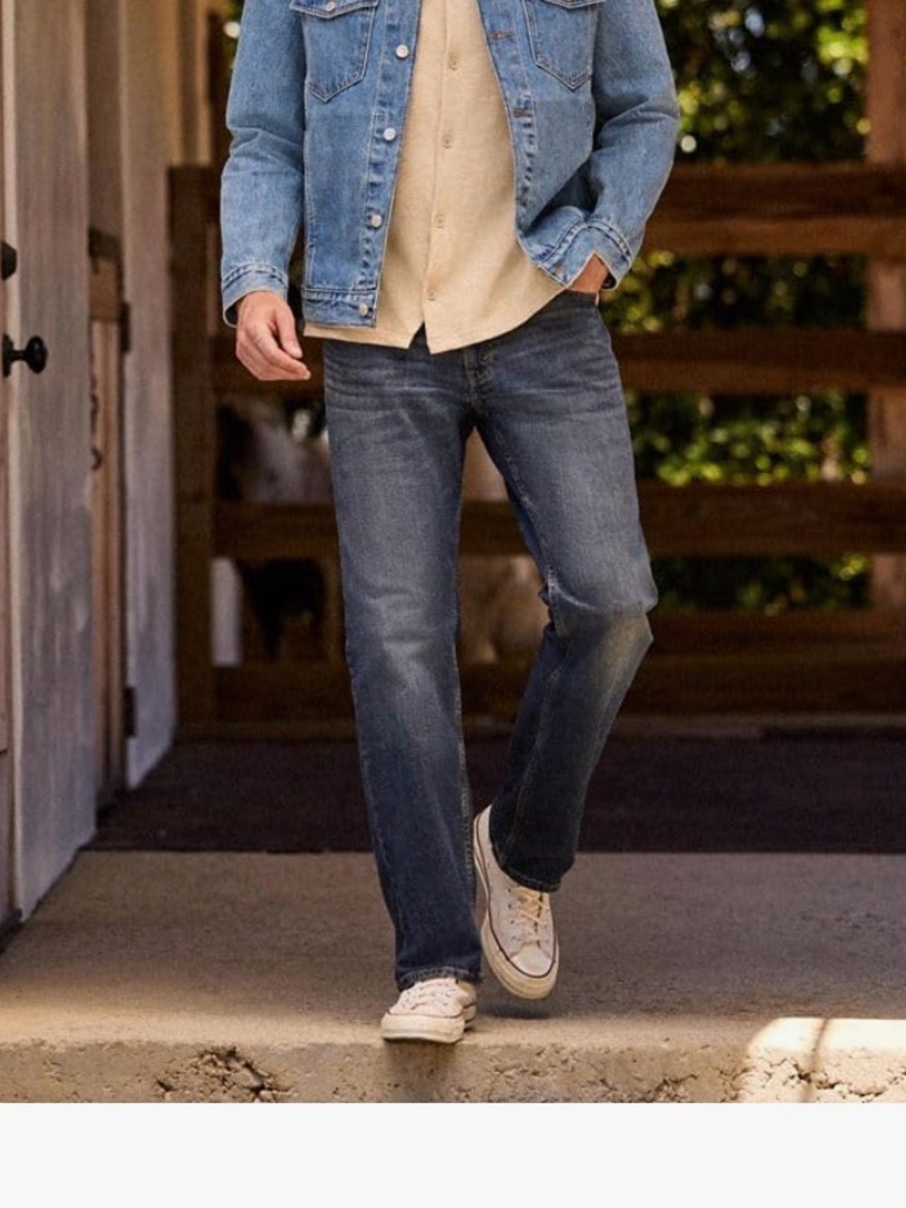 Levi's Gold Men's Dark Wash Relaxed Straight Jeans